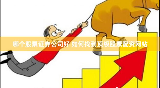 哪个股票证券公司好 如何找到顶级股票配资网站