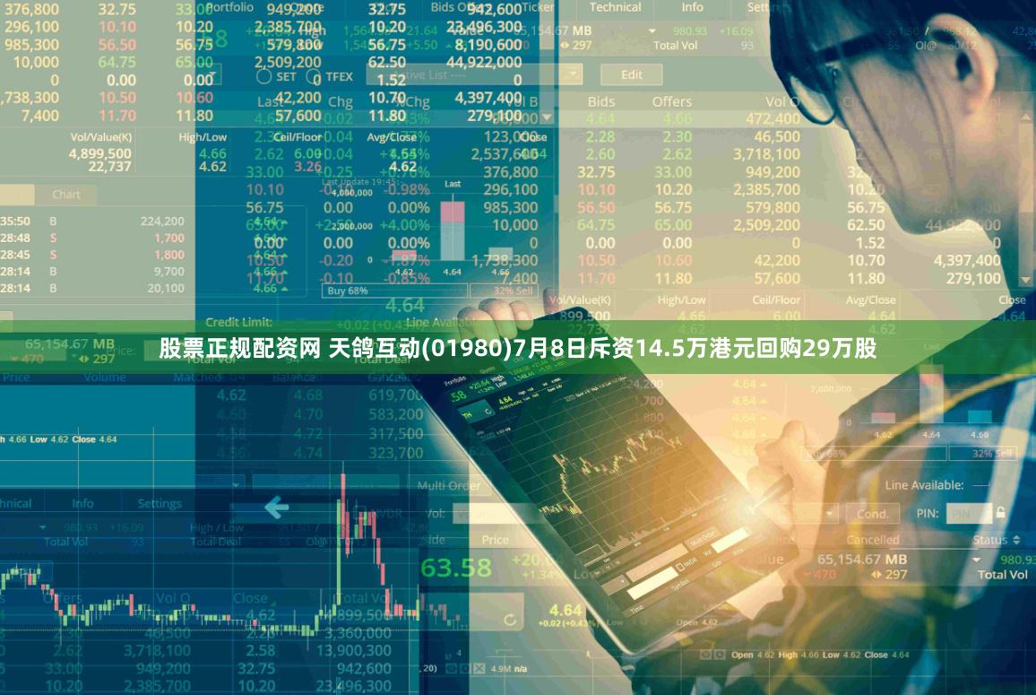 股票正规配资网 天鸽互动(01980)7月8日斥资14.5万港元回购29万股