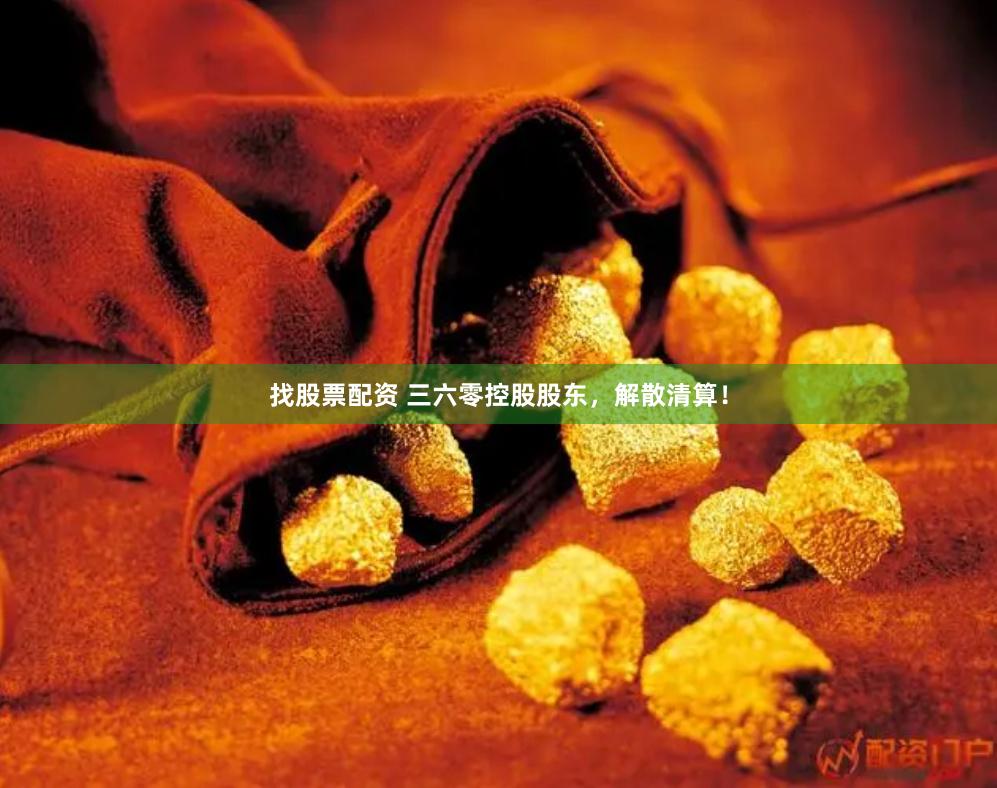 找股票配资 三六零控股股东，解散清算！
