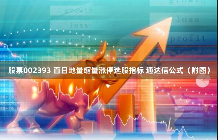 股票002393 百日地量缩量涨停选股指标 通达信公式（附图）
