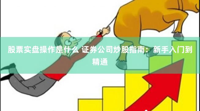 股票实盘操作是什么 证券公司炒股指南：新手入门到精通
